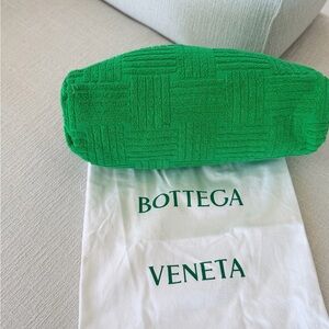Bottega Veneta Vibrant Green Sponge Clutch